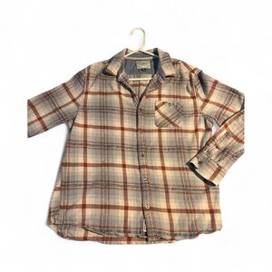 Men’s large flag anthem flannel shirt